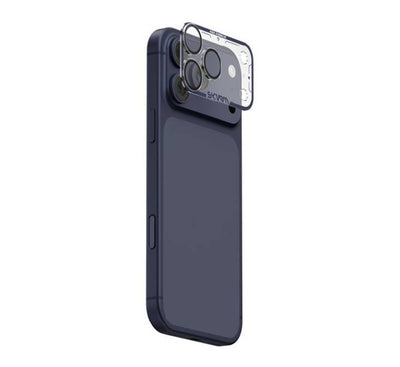 Skinarma Magma Full Aluminium Matte Camera Lens Protector for iPhone 17 Pro Max (Blue)