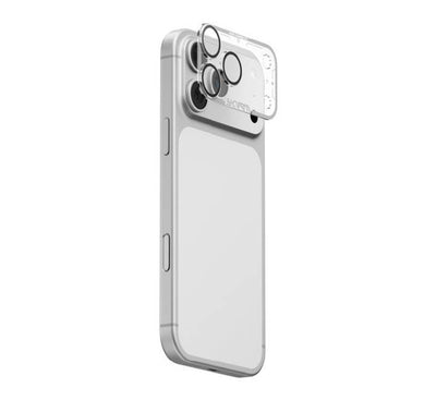 Skinarma Magma Full Aluminium Matte Camera Lens Protector for iPhone 17 Pro Max (Grey)
