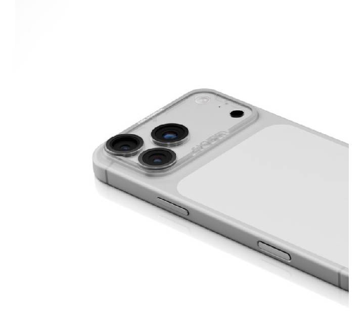 Skinarma Magma Full Aluminium Matte Camera Lens Protector for iPhone 17 Pro Max (Grey)