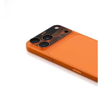 Skinarma Sonix Full Aluminium Camera Lens Protector for iPhone 17 Pro Max (Orange)