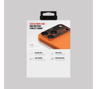 Skinarma Sonix Full Aluminium Camera Lens Protector for iPhone 17 Pro Max (Orange)