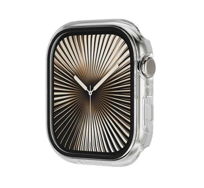 SwitchEasy Hybrid WP 9H Glass Waterproof Apple Watch Case (46 mm) Transparent