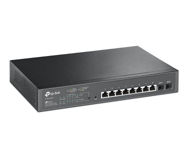 TP-Link JetStream 10-Port Gigabit Smart PoE Switch 8-Port PoE+ (TL-SG2210MP) – image 2