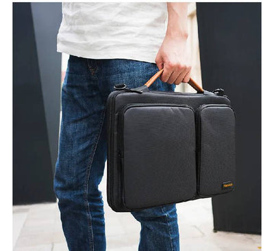 Tomtoc Defender-A42 Laptop Shoulder Bag for MacBook 13″ to 16″ (Black)