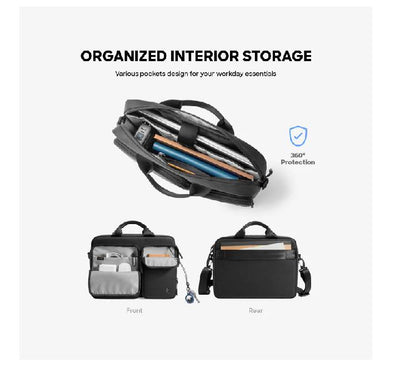 Tomtoc Navigator-A33 Laptop Shoulder Bag 16" Universal (Black)