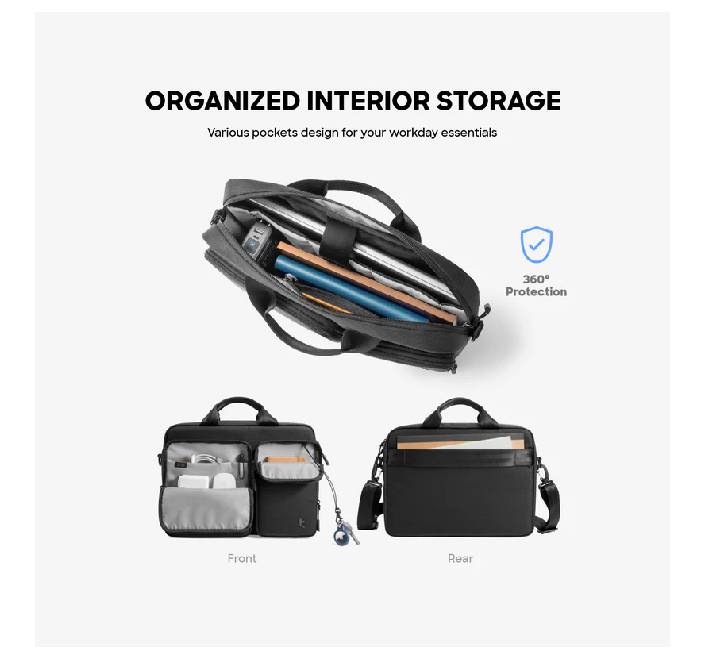Tomtoc Navigator-A33 Laptop Shoulder Bag 16" Universal (Black)