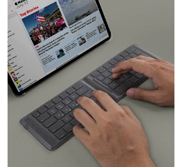 Uniq Forio Foldable Bluetooth Keyboard (Chalk Grey)