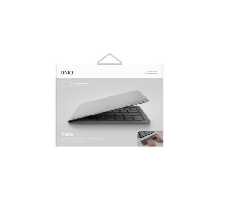 Uniq Forio Foldable Bluetooth Keyboard (Chalk Grey)