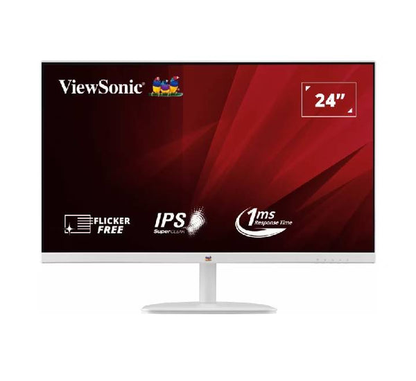 ViewSonic Monitor With Frameless Design VA2432H (White)