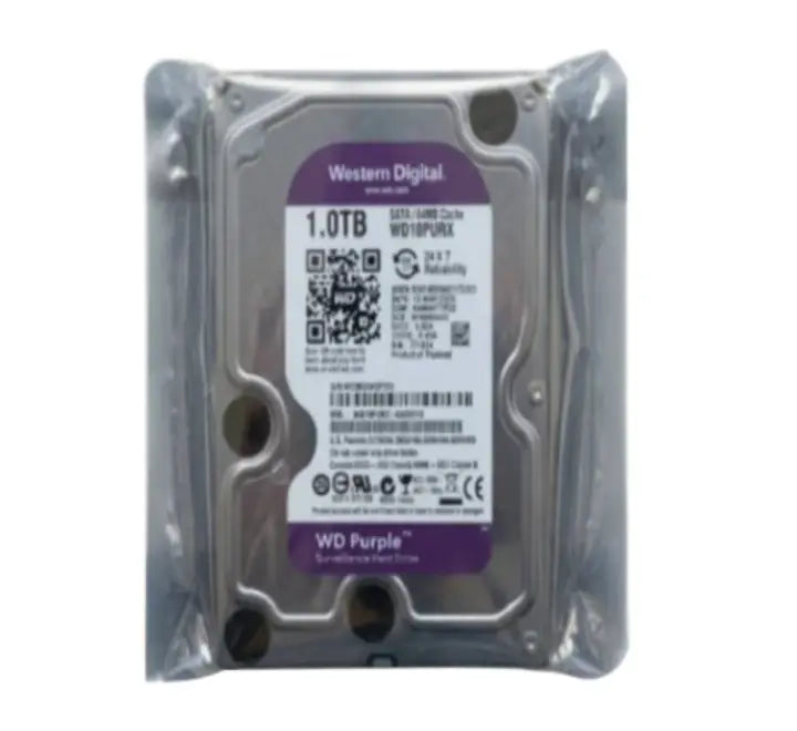 WD WD10PURX 1TB SATA 64MB Cache Surveillance Hard Drive (Purple