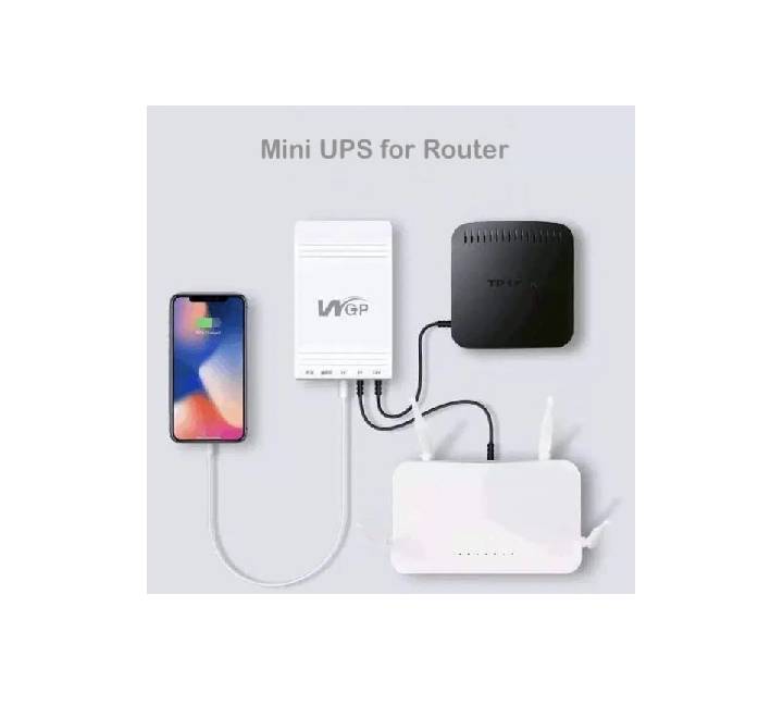 WGP 2A Mini UPS for Router 10400mAh | Best Price in Myanmar – ICT.com.mm