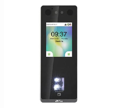 ZKTeco SenseFace 3A 2.8-inch TFT touch screen biometric access control terminal in matte black