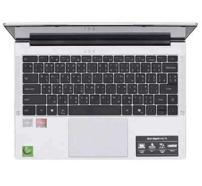 Side profile of Acer Aspire Lite 14 showcasing USB-C and HDMI ports