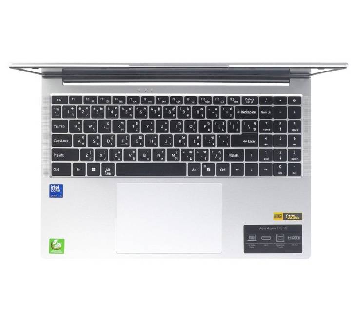 Side profile and connectivity ports of Acer Aspire Lite 16 AL16-71P-506A laptop