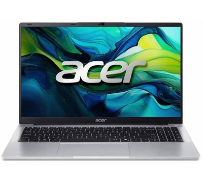 Acer Aspire Lite AL15 32P C5CE 15.6 inch laptop in silver front view