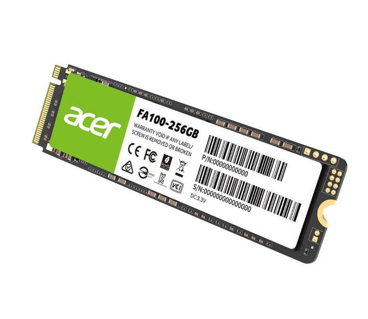 Acer FA100 256GB M.2 PCIe NVMe Internal SSD | ICT Myanmar – ICT.com.mm