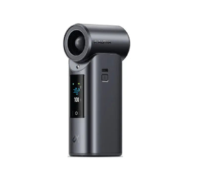 Alpha CRYO Ultra Portable High-Speed Misting Fan ALMPF05U front view with smart display screen