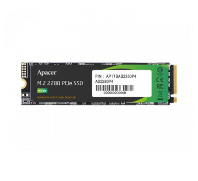 Apacer AS2280P4 512GB M.2 2280 NVMe PCIe Gen3 x4 solid state drive main product view.