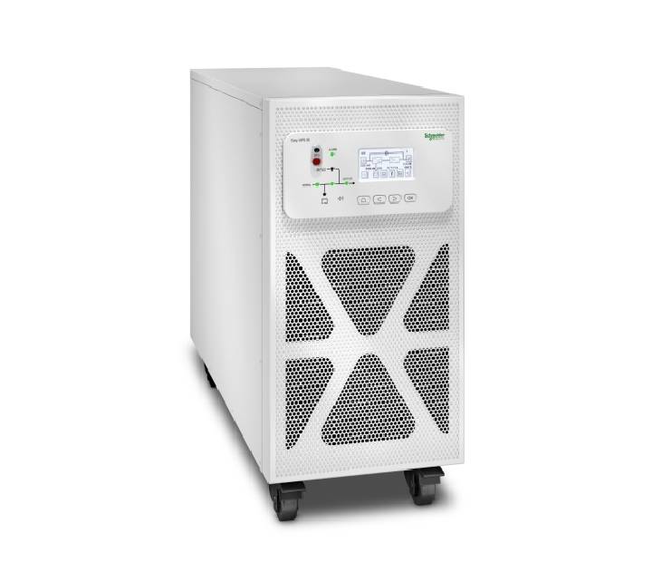 Multiple APC Easy UPS 3S units connected in a parallel setup configuration