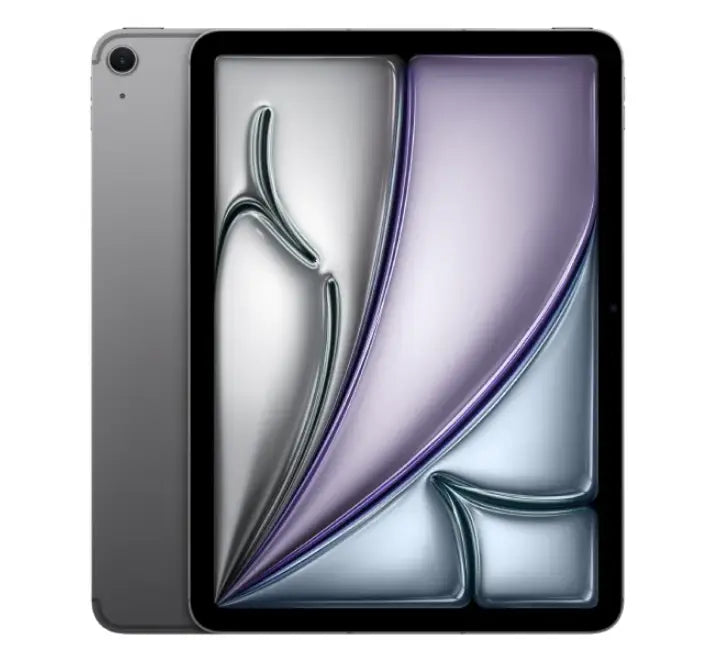 Apple iPad Air 11 2026 M4 chip 128GB in Space Grey showing front display and rear aluminum chassis.