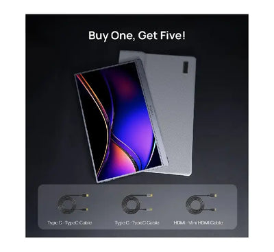 ARZOPA Z1FC 16.1 inch FHD 1080p IPS display panel highlighting 144Hz gaming refresh rate and built-in stand
