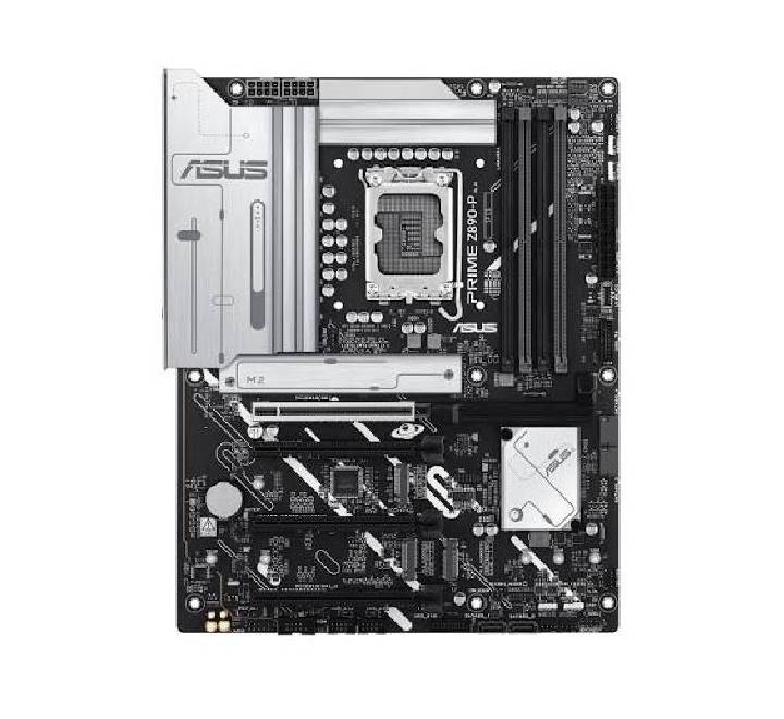 ASUS Prime Z890-P CSM WiFi Motherboard top-down layout view with heatsinks