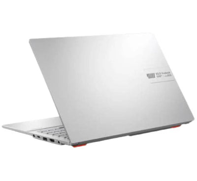 Chiclet keyboard and trackpad layout on the silver ASUS Vivobook Go 15