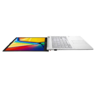 Slim profile view of the ASUS Vivobook Go 15 highlighting USB-C and USB-A ports