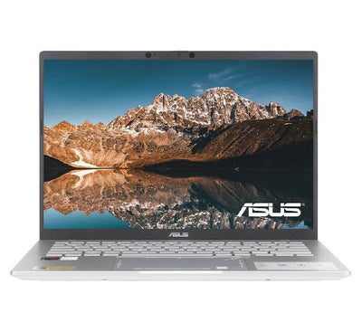 Asus Vivobook S14 OLED S3407QA in Cool Silver open view showing screen and keyboard layout