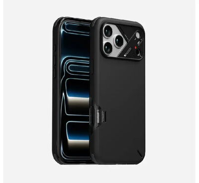 Close-up of AULUMU A17 internal CoolHyper superconductive cooling pad and heat dissipation plate for iPhone 17.