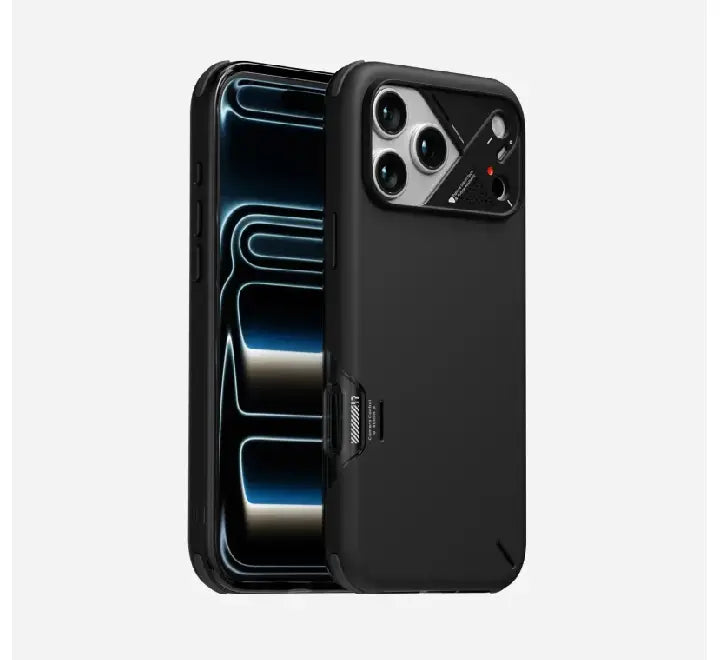 Close-up of AULUMU A17 internal CoolHyper superconductive cooling pad and heat dissipation plate for iPhone 17.
