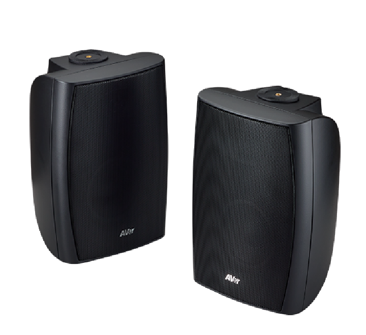 The AVer AmpliWave SA-A5 streaming audio system deployed in a modern smart classroom environment for hybrid learning magnification.