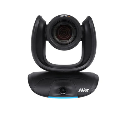 AVer CAM550 4K dual lens PTZ conferencing camera front view.