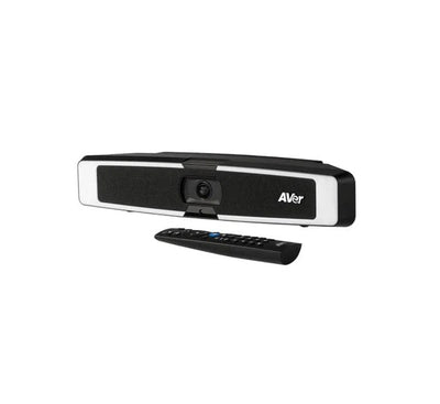 AVer VB130 4K Video Bar with integrated intelligent lighting and AI camera.