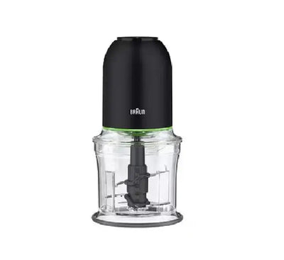Braun MultiPractic 3 Chopper CH 3011 BK in glossy black with 500ml processing bowl