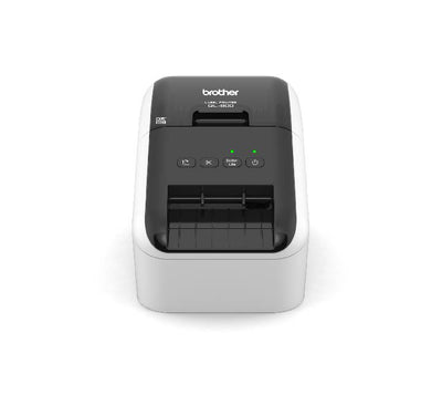 Brother QL-800 High-Speed Professional Label Printer front view showing compact design and control buttons