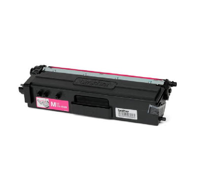 Retail packaging box of the genuine Brother TN-456M Magenta high yield toner cartridge.