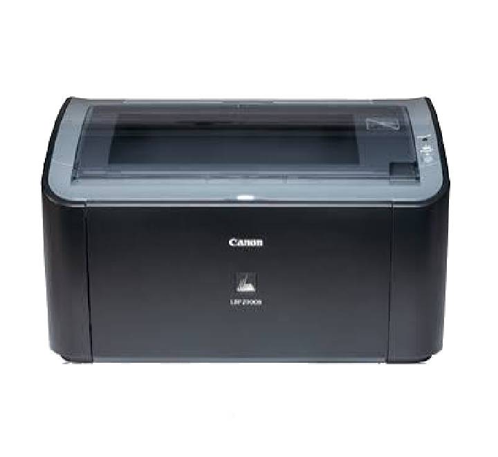 Canon LBP 2900 monochrome laser printer front view compact design