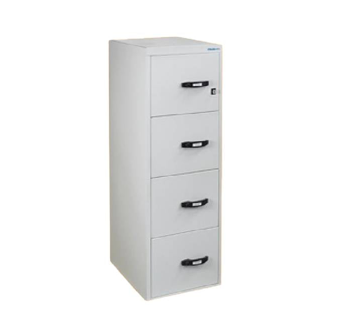 Front view of the Chubbsafes Profile NT fire-resistant cabinet in an official office finish.