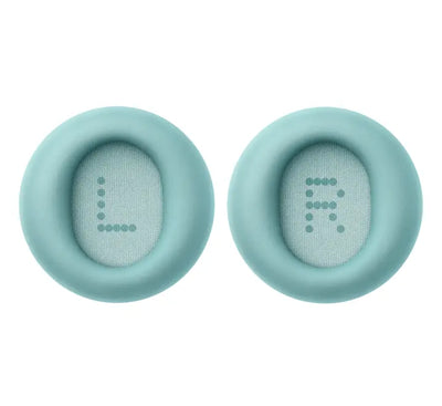 Replacement ear cushions for CMF by Nothing Headphone Pro in Light Green, showcasing the inner snap-on mounting clip structure and memory foam padding.