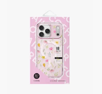 Coehl Evie MagSafe Case in Pink Blossom with petal curves for iPhone 18 Pro Max