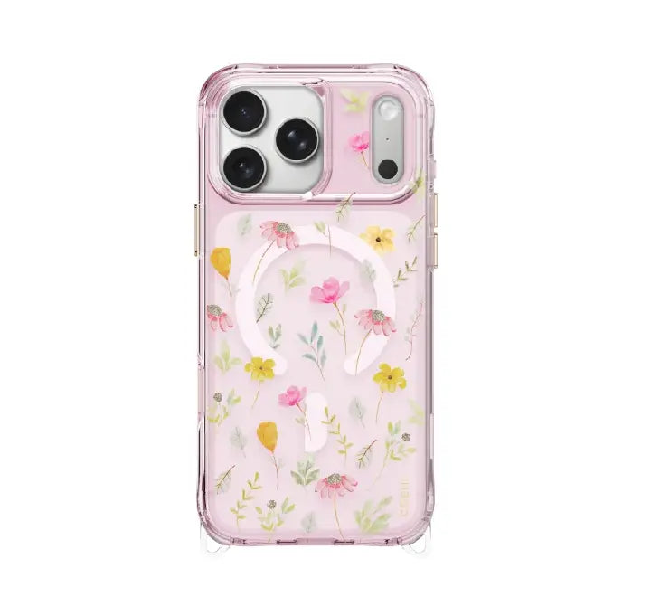 Coehl Evie MagSafe Case in Pink Blossom with petal curves for iPhone 18 Pro Max