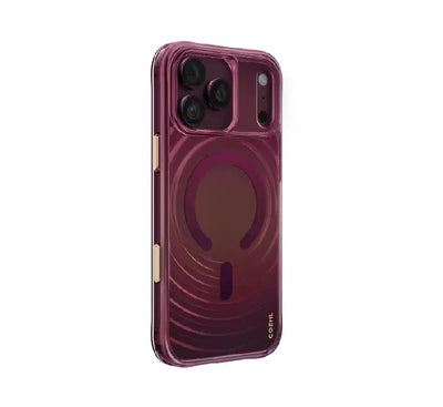 Coehl Véla MagSafe Case for iPhone 18 Series in Berry Haze and Iridescent finishes