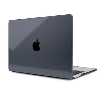 Side profile view of the ultra thin Coteci MacBook case, highlighting precise cutouts for MagSafe and USB-C ports.