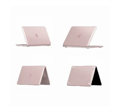 Side profile view of the ultra thin Coteci MacBook case, highlighting precise cutouts for MagSafe and USB-C ports.