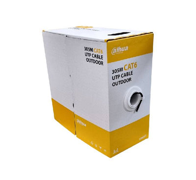 Dahua DH-PFM920I-6UN Outdoor UTP Cat6 Cable 305m black spool