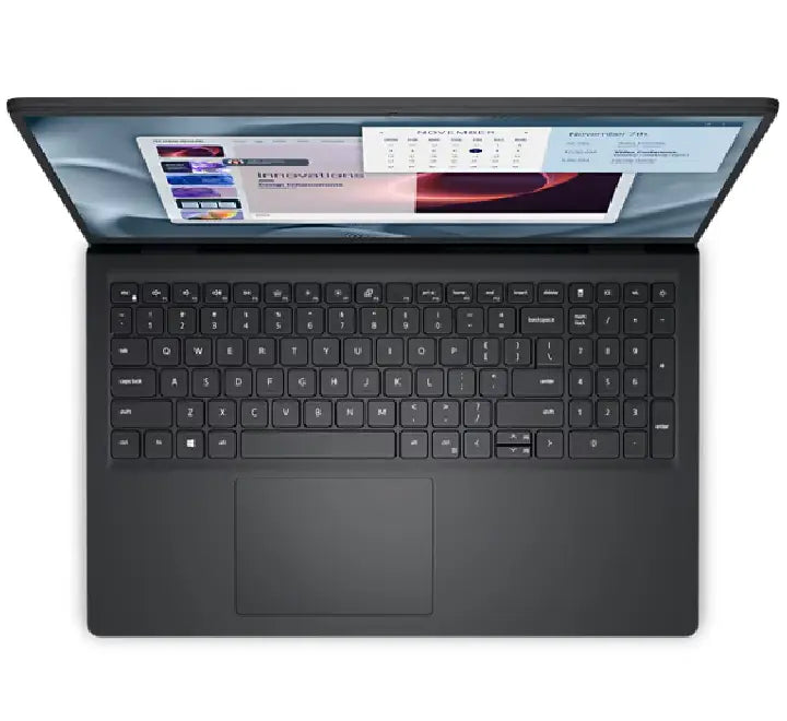 Side profile view of the Dell Pro 15 Essential PV15250 laptop, showcasing the USB Type-C, HDMI, and USB Type-A ports.