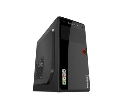 Dragon Power Casing 1906 mid-tower desktop PC case front perspective view.