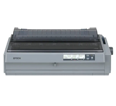 Epson LQ-2190 wide carriage 24 pin A3 impact dot matrix printer angled front profile view