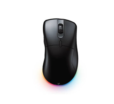 Top view of the Fantech Helios XD5 Wireless Gaming Mouse in Black.